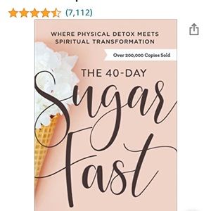 Book “The 40 Day Sugar Fast” by Wendy Speake.